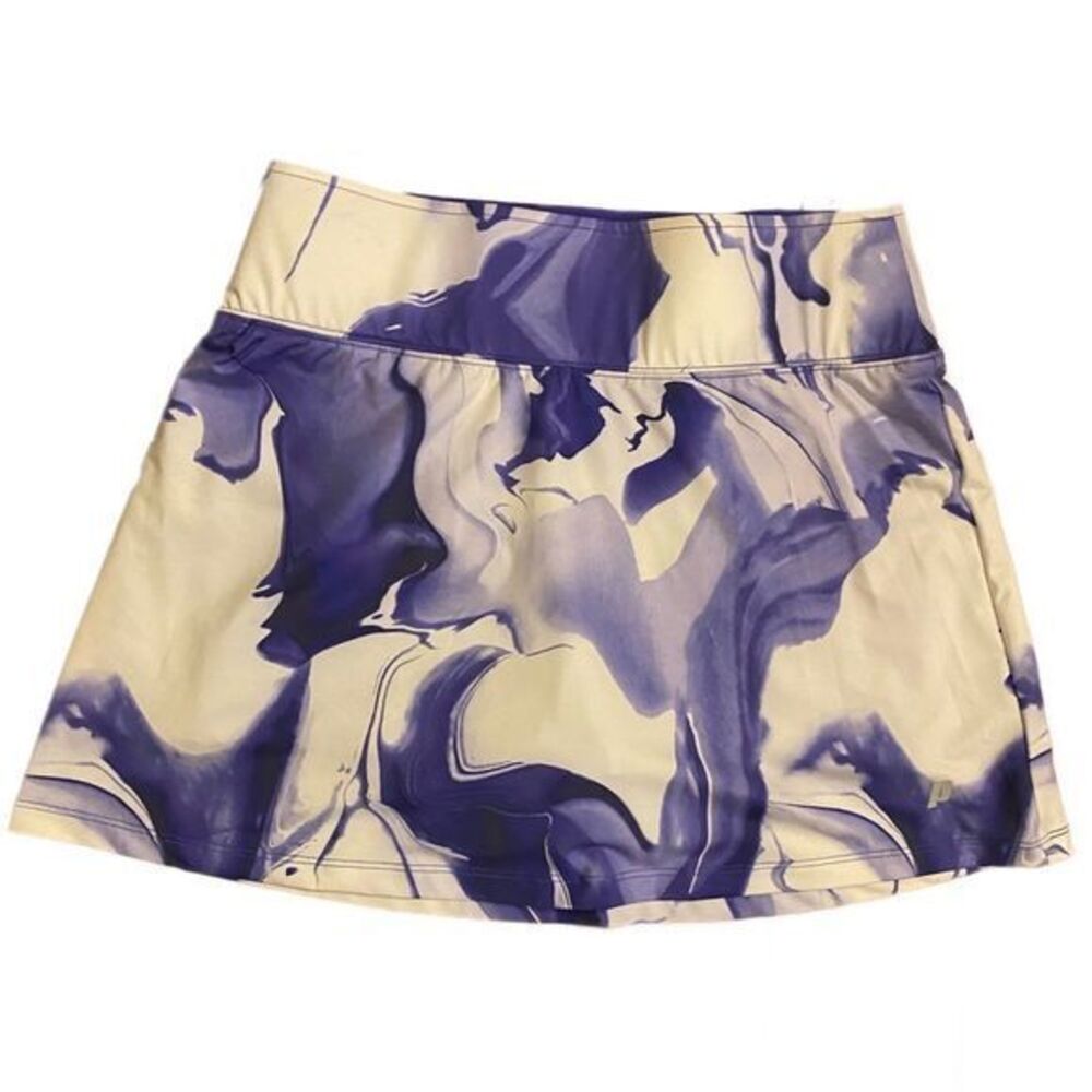 Prince Skort -S purple.  White   , poly spandex